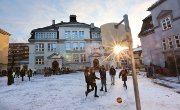 Språksenteret ute vinter